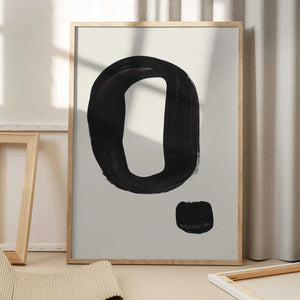 Tablou înramat „Ink Ring” de Ejaaz Haniff