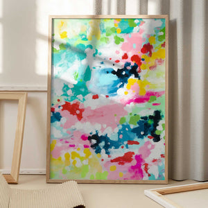 Tablou înramat „Pastel Fantasy” de Ejaaz Haniff