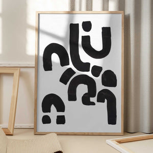 Tablou înramat „Upside Down All Around” de Ejaaz Haniff