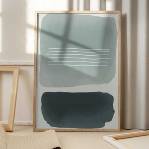 Tablou înramat „Watercolor Shapes Series #1” de jay stanley