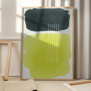Tablou înramat „Watercolor Shapes Series #2” de jay stanley