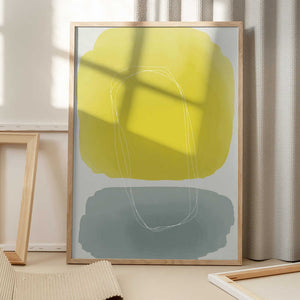 Tablou înramat „Watercolor Shapes Series #4” de jay stanley