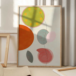 Tablou înramat „Friendly Colors Hilma 1” de Ana Rut Bre