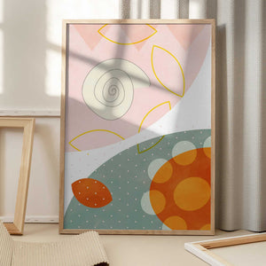 Tablou înramat „Friendly Colors Hilma 4” de Ana Rut Bre