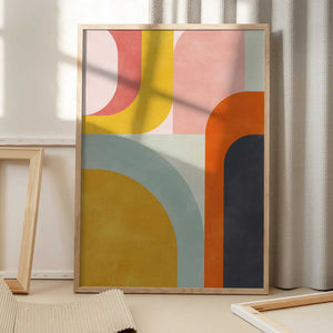 Tablou înramat „Friendly Colors2” de Ana Rut Bre