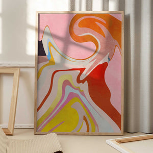 Tablou înramat „Organic Bauhaus Waved2” de Ana Rut Bre