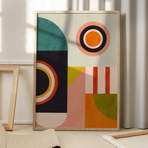 Tablou înramat „Playing Around Shapes 2” de Ana Rut Bre