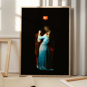Tablou înramat „A Modern Kiss” de Taudalpoi
