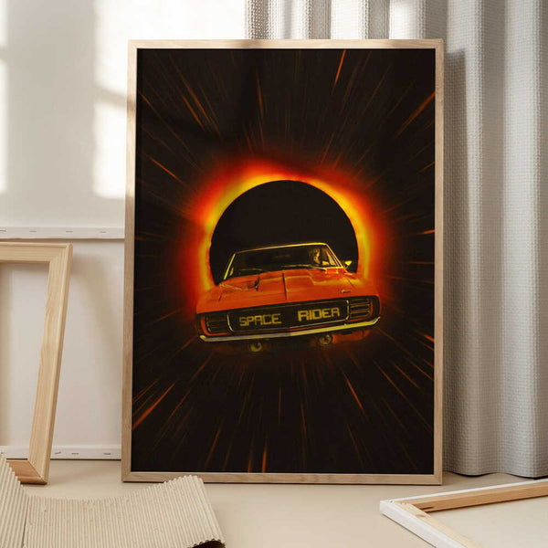 Tablou înramat „The Space Rider” de Taudalpoi