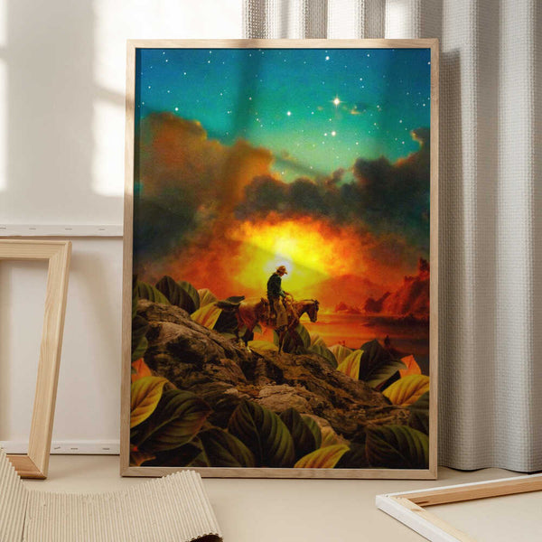 Tablou înramat „Cowboy II” de Taudalpoi