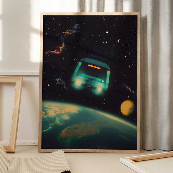 Tablou înramat „The Space Express” de Taudalpoi