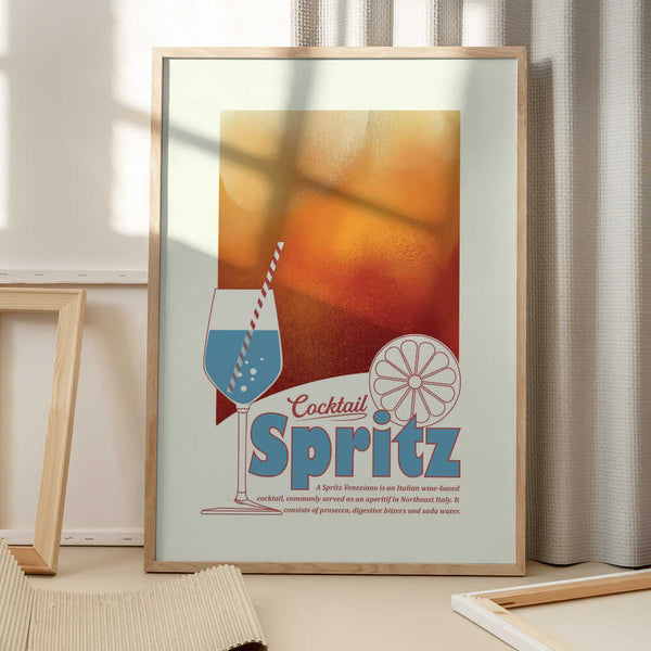 Tablou înramat „Aperol Spritz print” de Dion Gem