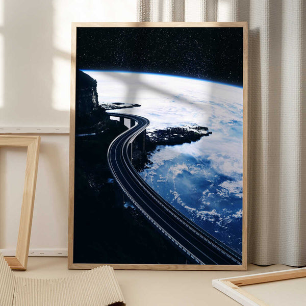 Tablou înramat „Road To Infinity” de Taudalpoi