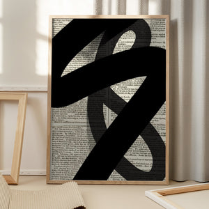 Tablou înramat „Abstract Paper IV” de Studio Palette