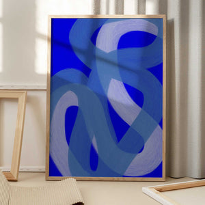Tablou înramat „Cobalt II” de Studio Palette