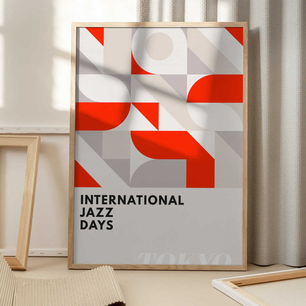 Tablou înramat „Jazz Days Tokyo” de Kubistika