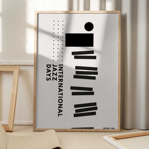 Tablou înramat „Jazzy Days 4” de Kubistika