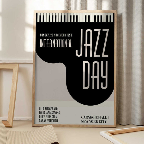 Tablou înramat „Jazzy Days” de Kubistika
