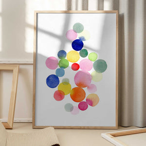 Tablou înramat „Bubbles” de Louise van Terheijden