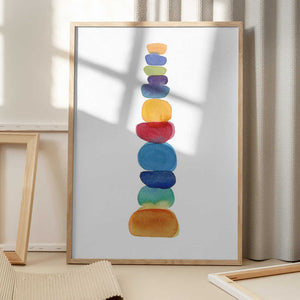 Tablou înramat „Color Tower” de Louise van Terheijden