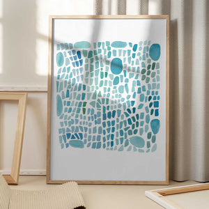 Tablou înramat „Seaglass” de Louise van Terheijden