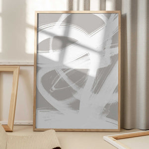Tablou înramat „Abstract Brush Strokes 6 A1” de Mareike Böhmer