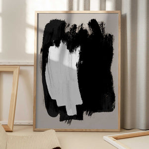 Tablou înramat „Abstract Brush Strokes 16” de Mareike Böhmer