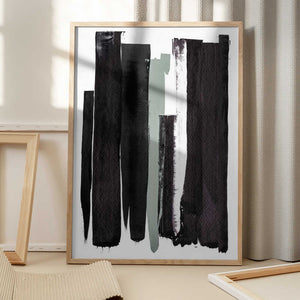 Tablou înramat „Monochrome Strokes” de Shot by Clint