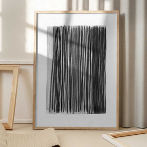 Tablou înramat „Monochrome Stripes” de Shot by Clint