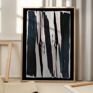 Tablou înramat „Monochrome Stripes” de Shot by Clint