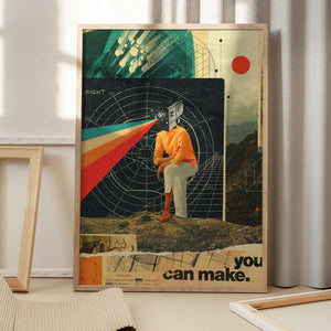 Tablou înramat „You Can Make It Right” de Frank Moth