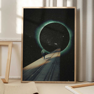 Tablou înramat „Escaping Into the Void” de Frank Moth