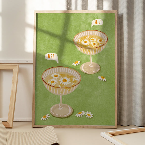 Tablou înramat „Hi” de Raissa Oltmanns