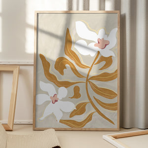 Tablou înramat „Flowerflowerflower” de Arty Guava