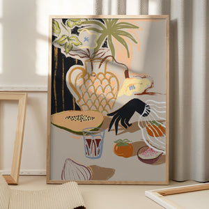 Tablou înramat „Fruitful Spread” de Arty Guava