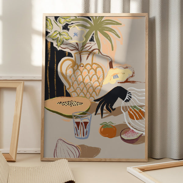 Tablou înramat „Fruitful Spread” de Arty Guava