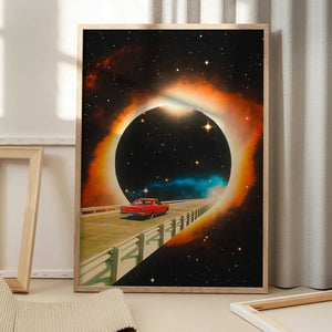 Tablou înramat „A Space Journey Begins” de Taudalpoi