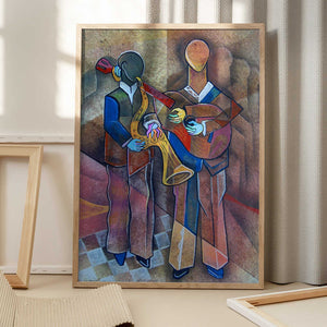 Tablou înramat „The Musicians” de Ricardo Maya