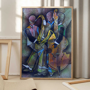 Tablou înramat „Full Jazz Playing” de Ricardo Maya