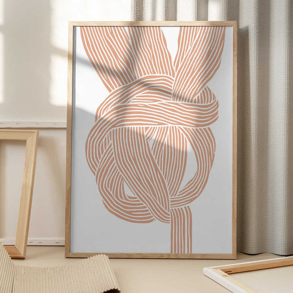 Tablou înramat „Endless Loop Lines” de Treechild