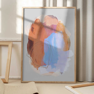 Tablou înramat „Abstract Brush Strokes 38Z” de Mareike Böhmer