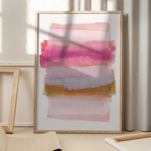 Tablou înramat „Abstract Brush Strokes 45 A1” de Mareike Böhmer