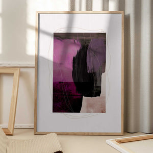 Tablou înramat „Abstract Brush Strokes 77” de Mareike Böhmer