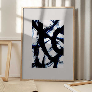 Tablou înramat „Abstract Brush Strokes 98” de Mareike Böhmer