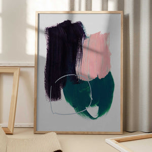 Tablou înramat „Abstract Brush Strokes 10” de Mareike Böhmer