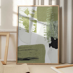 Tablou înramat „Green Dream 2” de Sally Ann Moss