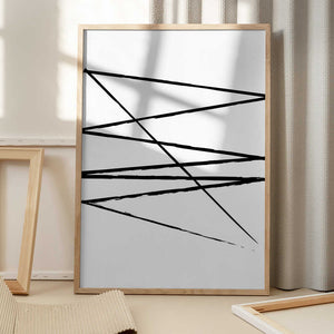 Tablou înramat „Geometric” de Oju Design