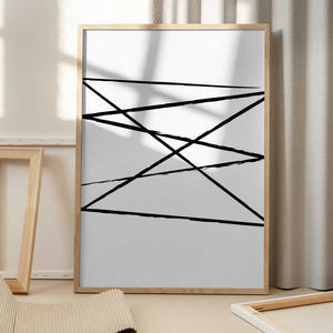 Tablou înramat „Geometric1f Oju 2x3” de Oju Design