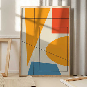 Tablou înramat „Geox1f  Oju 2x3” de Oju Design