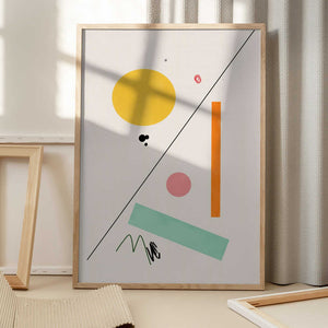 Tablou înramat „Geoz” de Oju Design
